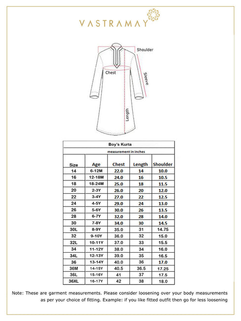 Boy's' Blue Kurta